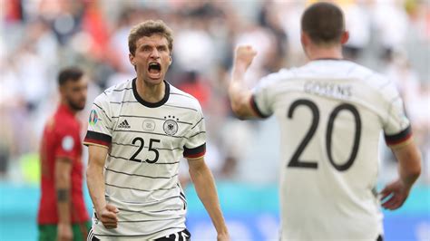 Serge gnabry kam nach tempodribbling und stanglpass von kai havertz. EM 2021: Deutschland gewinnt zweites Gruppenspiel gegen ...