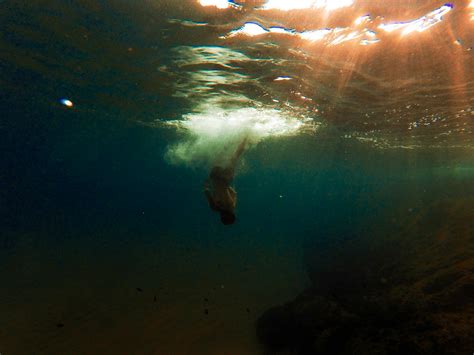 Person Swimming Underwater · Free Stock Photo