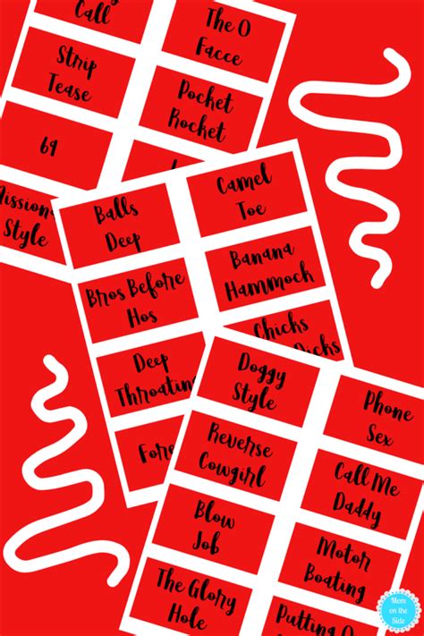 Dirty Adult Charades Printable Game Cards For Date Night At Home