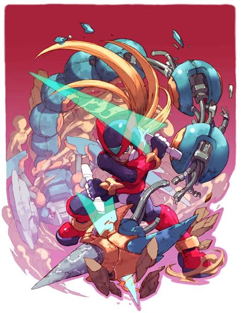 Concept Artwork Characters And Art Mega Man Zero 2 Mega Man Art