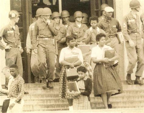 The Little Rock Nine Were The First African American Students To
