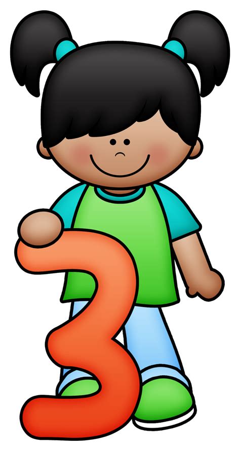 Numeros Math Number Cards Kids Clipart Clip Art