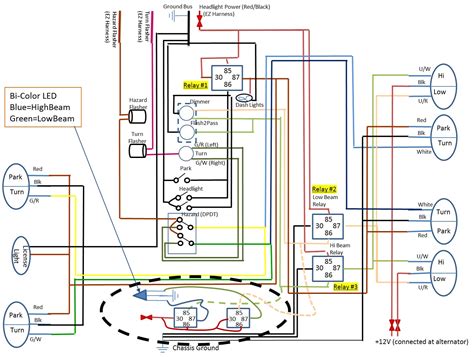 Auto Headlight Wiring Diagram Wiring Diagram