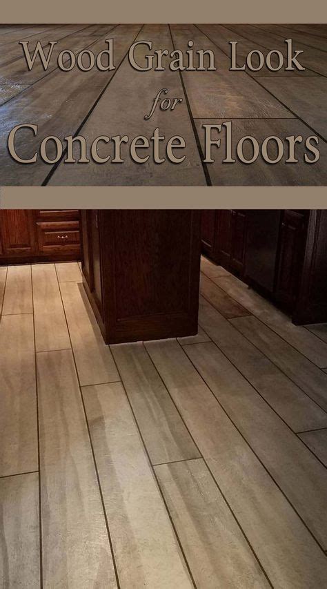 Where do you shop for concrete flooring that looks like wood? How To Make Faux Wood Concrete Floors in 2020 | Concrete wood, Painted concrete floors, Concrete ...