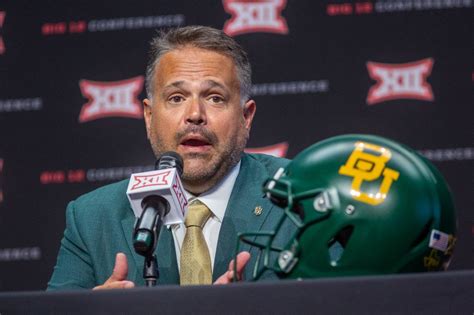 Two baylor football staffers in addition to coach art briles have reportedly been let go. Baylor's Matt Rhule wants his players NFL ready, even if it means his own personal sacrifice