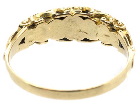 Late Georgian 18ct Gold Dearest Ring 462G The Antique Jewellery Company