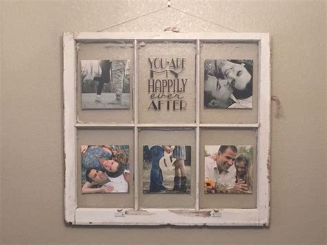 Vintage Window Picture Frame 💜 Window Picture Frame Diy Rustic Window