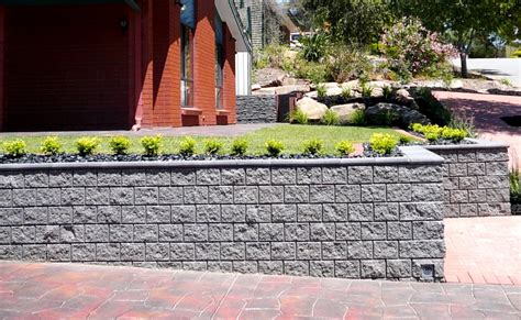 Concrete Retaining Wall Blocks Made From Adelaide Concrete.
