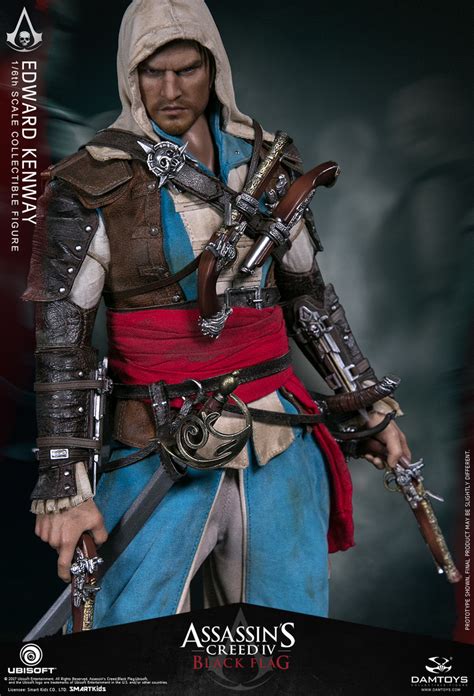 Toyhaven Dam Toys Assassin S Creed Iv Black Flag 1 6th Scale Edward Kenway 12 Inch Collectible