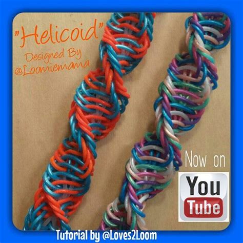 The New Helicoid Hook Only Rainbow Loom Bracelet Designed By