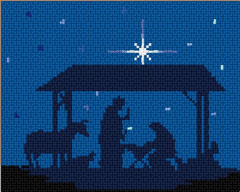 Free cross stitch patterns created by connie barwick. Cross Stitch | Nativity xstitch Chart | Design