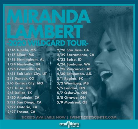 The Unstoppable Miranda Lambert Is Hitting The Road Once Again In 2020