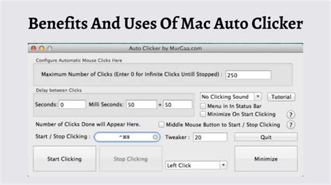 4 Benefits And Uses Of Mac Auto Clicker My Click Speed