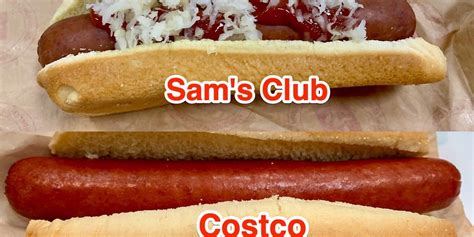Costco Vs Sams Club Hot Dog Comparison In Photos