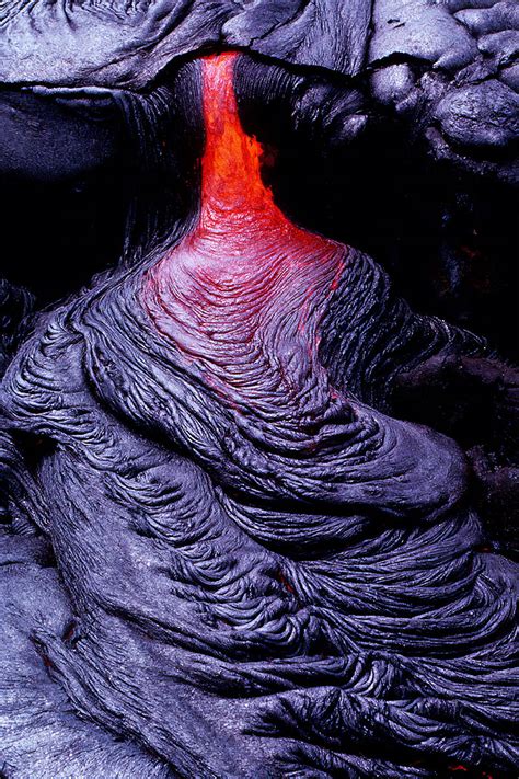 Lava Surface Fiery Volcano Hd Phone Wallpaper Peakpx