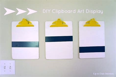 Diy Clipboard Art Display