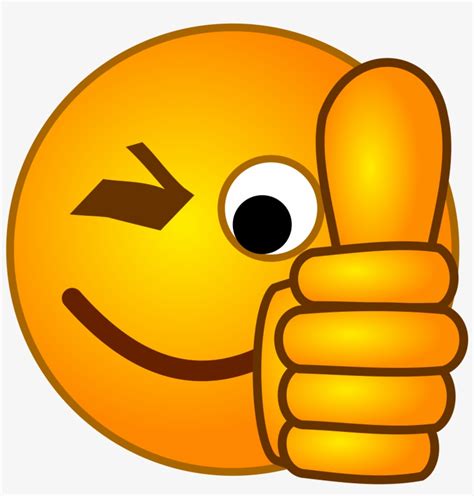 Open Thumbs Up Emoji Png Image Transparent Png Free