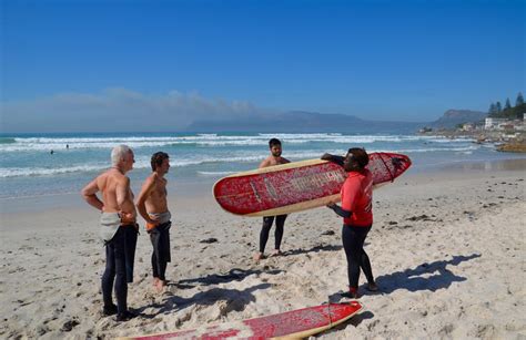 Surf Unterricht In Muizenberg Beach Kapstadt
