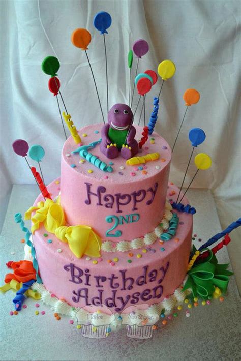 Barney Birthday Decorated Cake By Susan Cakesdecor