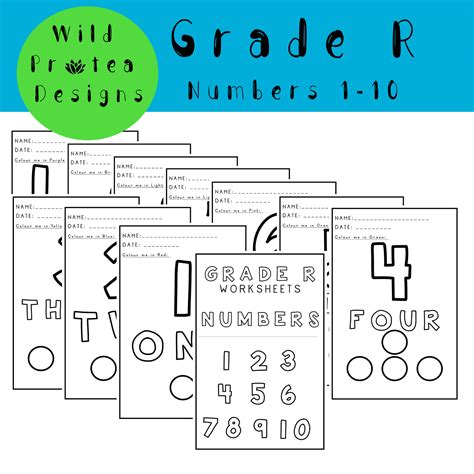 Grade R Number Chart