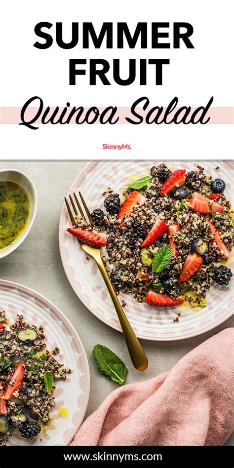 Summer Fruit Quinoa Salad Light And Refreshing Recipe