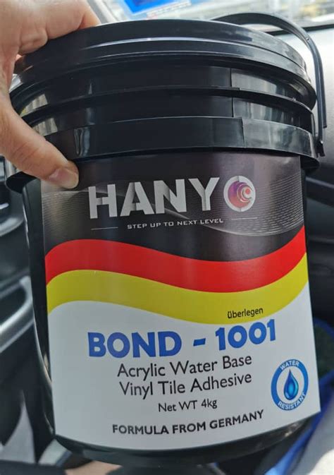 Tons of variety and easy shopping are all right here. Waterbase Adhesive 4kg Bond-1001 - HANYO | vinyl flooring ...