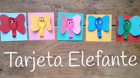 1 paquete de tarjetas blancas o de otro color, cuadradas y pequeñas con su sobre. Tarjetas de cumpleaños de elefantes | Manualidades de ...