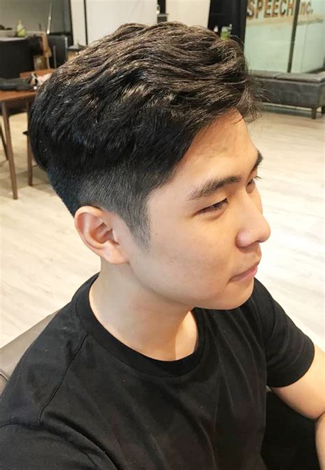 Korean Perm Hairstyle For Men Wavy Haircut