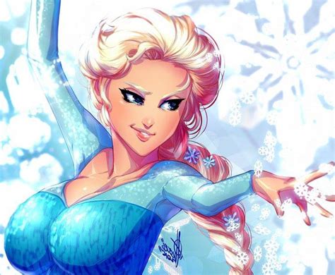 Big Boobs Women Fantasy Art Frozen Movie Wallpapers Hd Desktop