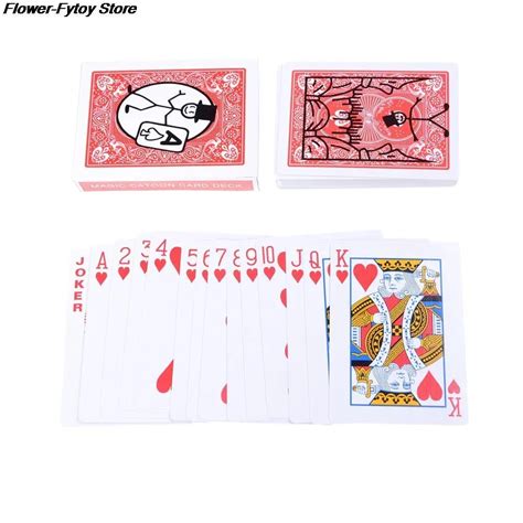funny magic prop cartoon cardtoon deck pack playing card toon animation prediction magic tricks