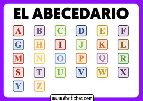 Abecedario Completo Letra