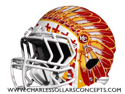 Chiefs Headdress 800×600 Football Helmet Design Helmet Concept