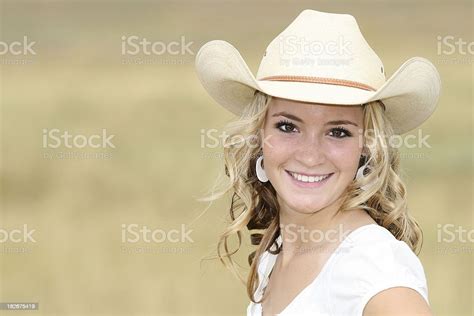Happy Cowgirl Stock Photo Download Image Now Adult Adults Only