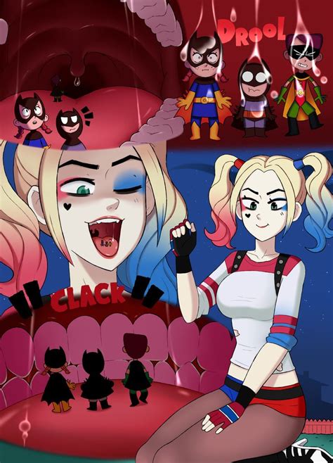Giantess Harley Quinn VORE Trick And Treat By Punishedmosquito On DeviantArt Comic Art