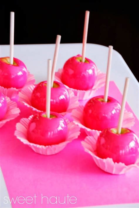 Neon Pink Candy Apples Sweet Haute Pink Candy Apples Candy Apple
