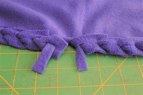 This Is Neat Sewing Fleece Fleece Blanket Edging No Sew Fleece Blanket