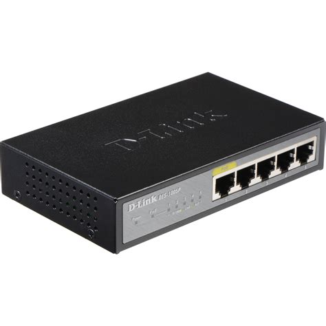 D-Link DES1005P 5-Port Fast Ethernet PoE Compliant DES1005P B&H
