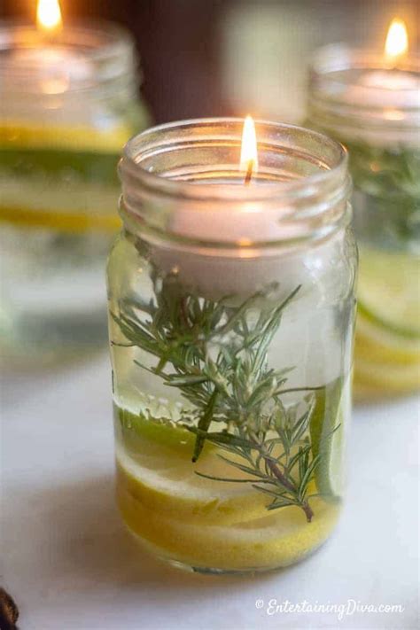These Mason Jar Citronella Candles Are A Great Way To Keep Bugs Away