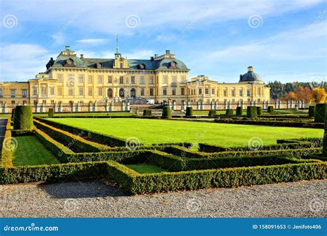 View Of The Royal Drottningholm Palace From Gardens Stockholm Sweden