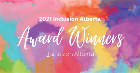 2021 Inclusion Alberta Award Winners Inclusion Alberta