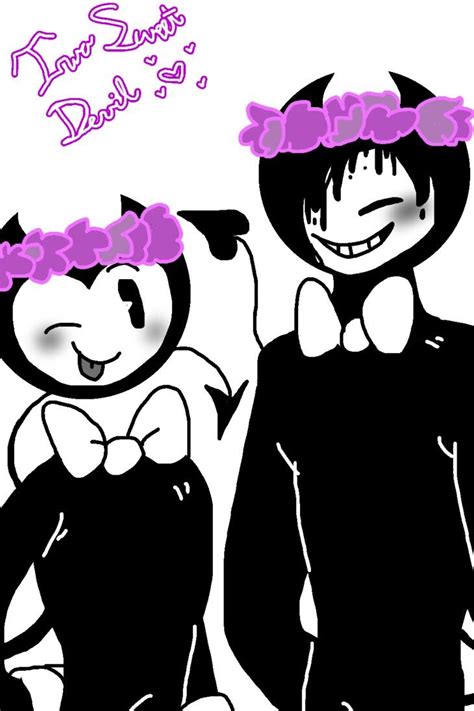 Pin By Life On Cute Batim Bendy And The Ink Machine Fan Art Disney Characters