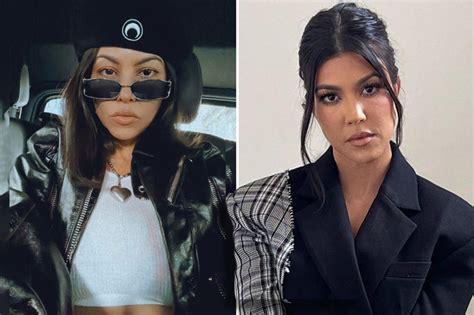 kourtney kardashian shows off real skin without makeup in unedited photo during london trip with