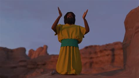 Artstation Prophet Moses Praying On The Mount 3d Character Animation