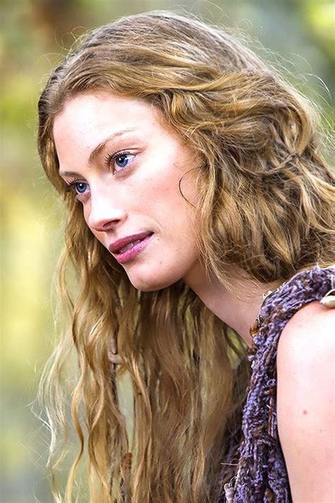alyssa sutherland stars as queen aslaug vikings red hair viking women