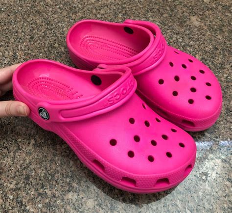 Crocs Classic Rosa Pink Sapato Feminino Crocs Usado Enjoei