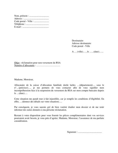 Modele De Lettre De Reclamation De Paiement Exemple De Lettre Non My