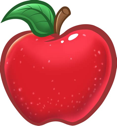 Clipart Apple Cartoon Gudang Gambar Vector Png