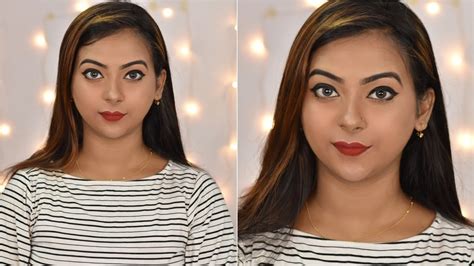 Thick Winged Eyeliner With Red Lips Makeup Tutorial Bold Makeup Look