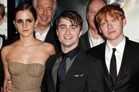 Harry Potter Reunion St Look Daniel Radcliffe Emma Watson Rupert Grint Return To Hogwarts