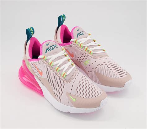 Nike Air Max 270 Trainers Barely Rose Atomic Pink Sneaker Damen
